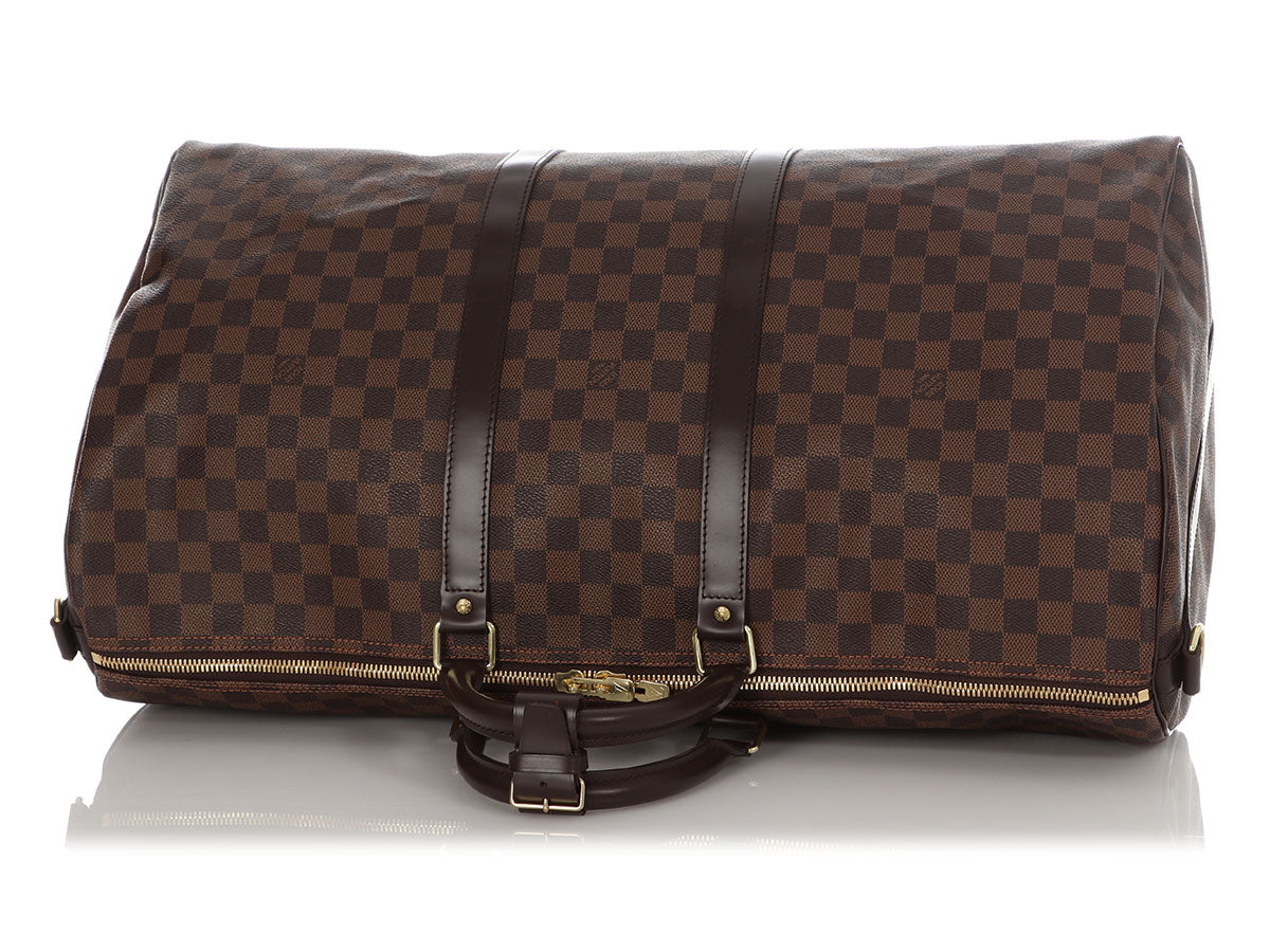 Louis Vuitton Damier EbÃ¨ne Keepall BandouliÃ¨re 55