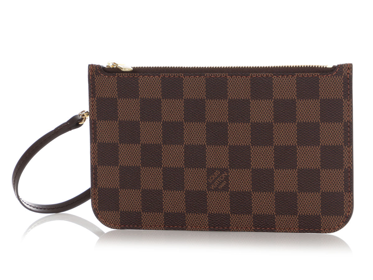 Louis Vuitton Damier EbÃ¨ne Neverfull Pouch PM