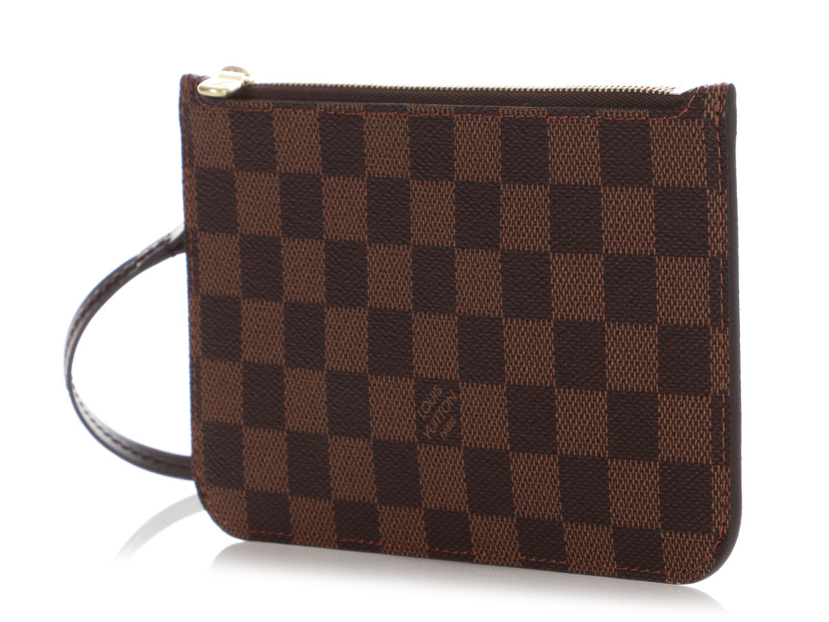 Louis Vuitton Damier EbÃ¨ne Neverfull Pouch PM