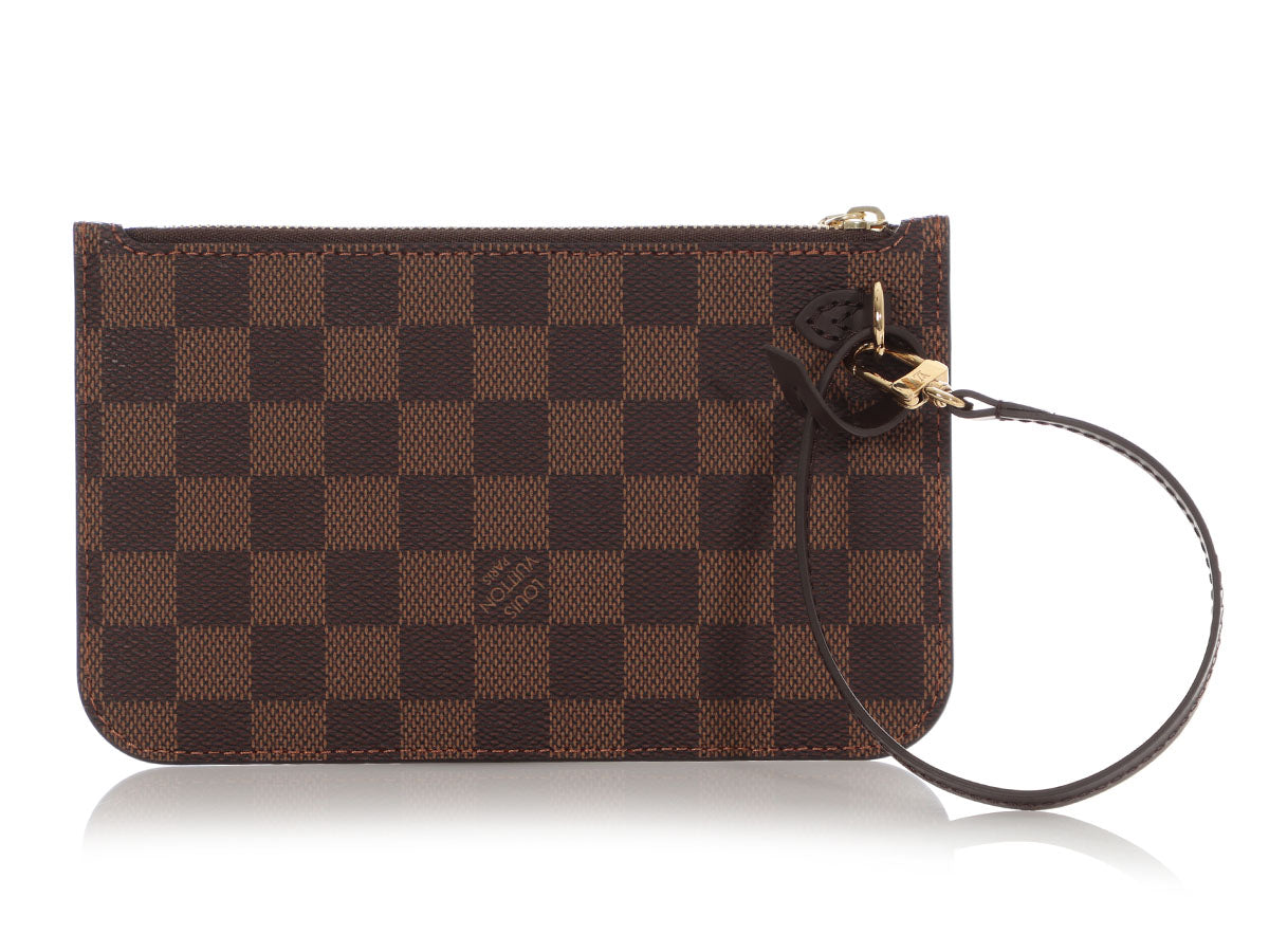 Louis Vuitton Damier EbÃ¨ne Neverfull Pouch PM