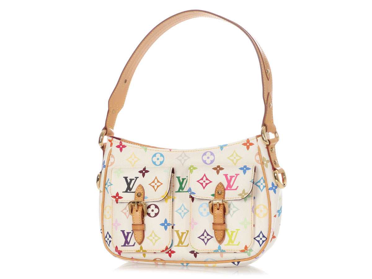 Louis Vuitton White Multicolore Monogram Lodge PM