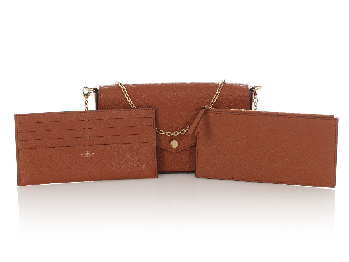 Louis Vuitton Cognac Monogram Empreinte FÃ©licie