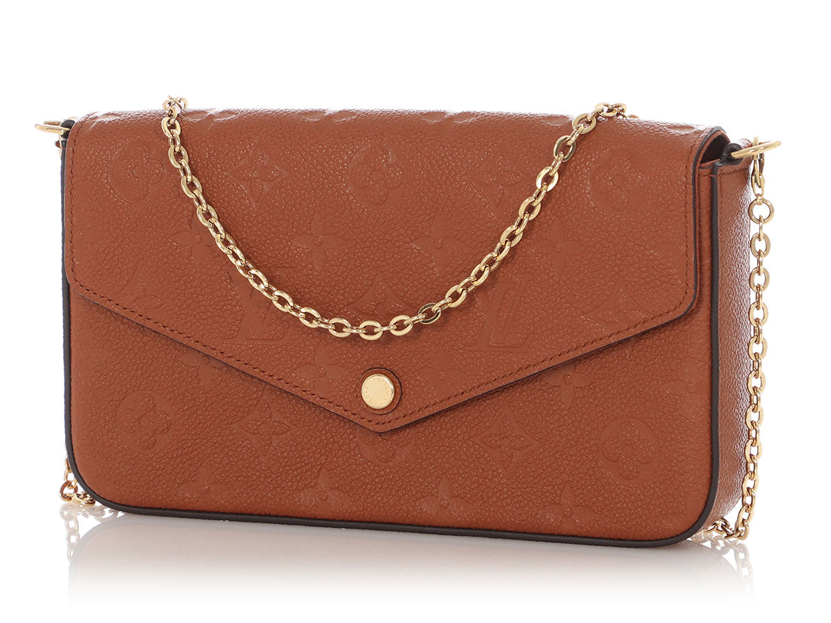 Louis Vuitton Cognac Monogram Empreinte FÃ©licie