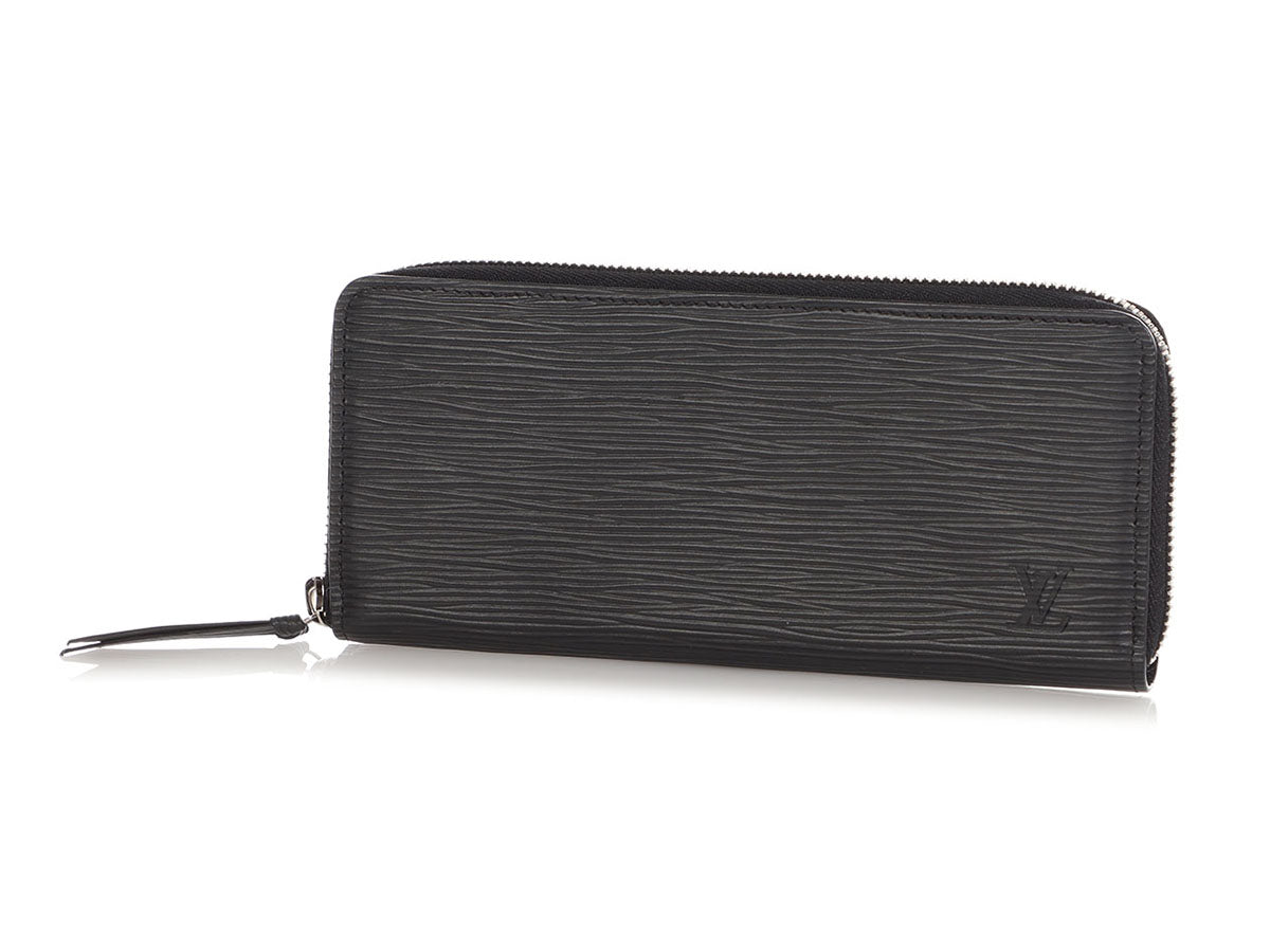 Louis Vuitton Black Epi ClÃ©mence Wallet