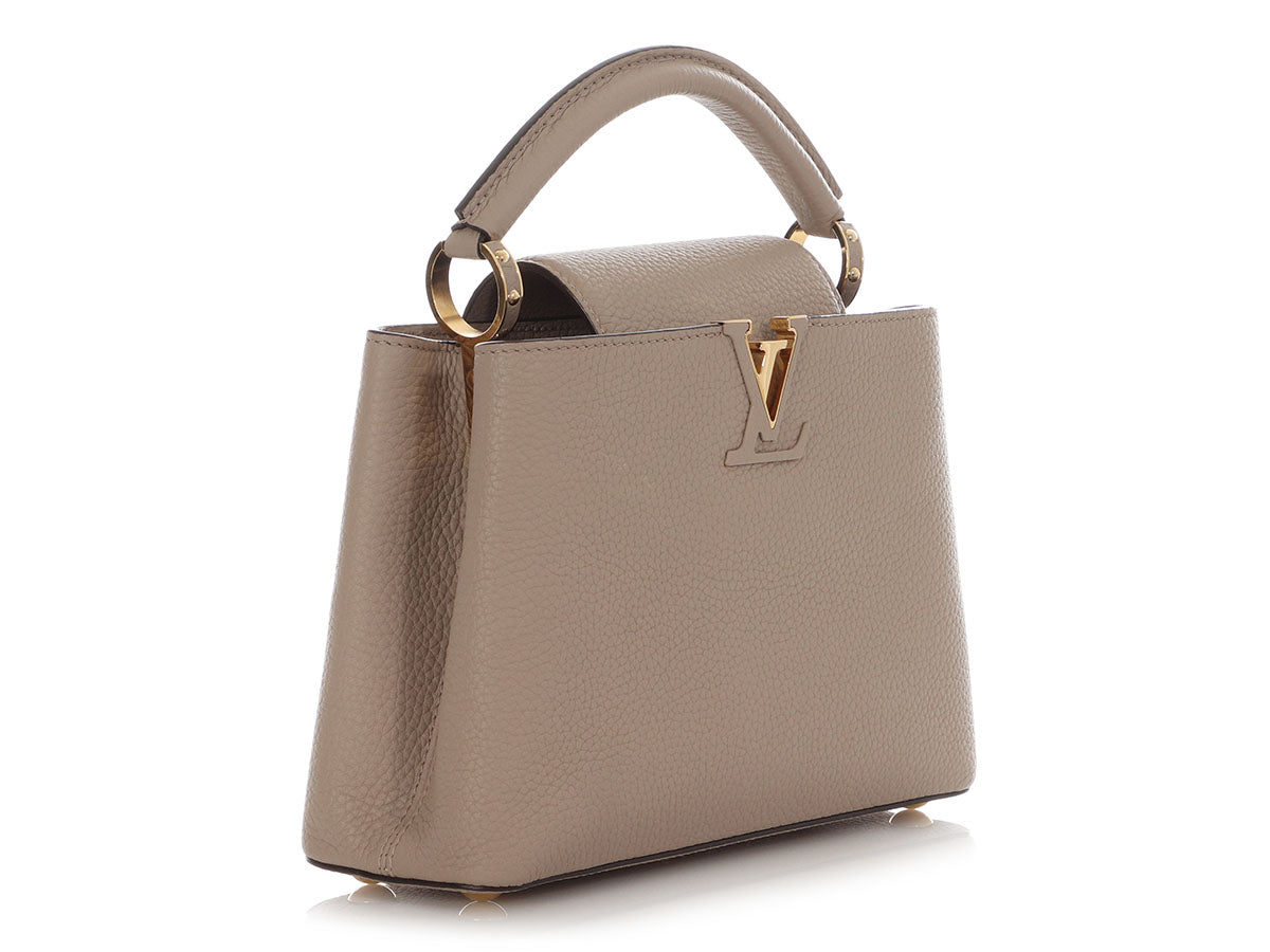 Louis Vuitton Galet Taurillon Capucines PM