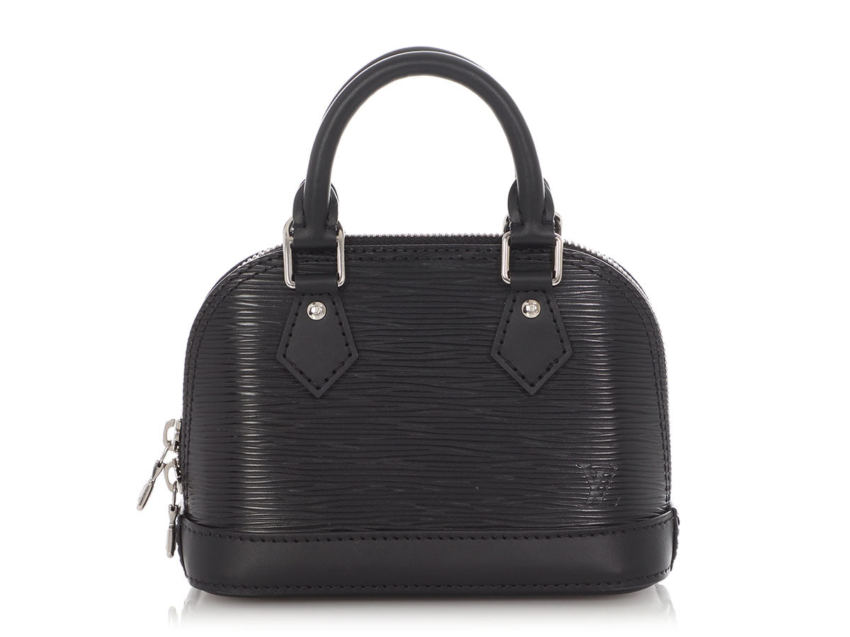 Louis Vuitton Mini Black Epi Alma