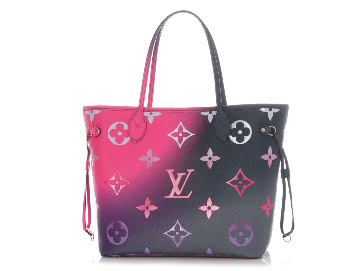 Louis Vuitton Midnight Fuchsia Giant Spring In The City Neverfull MM NM