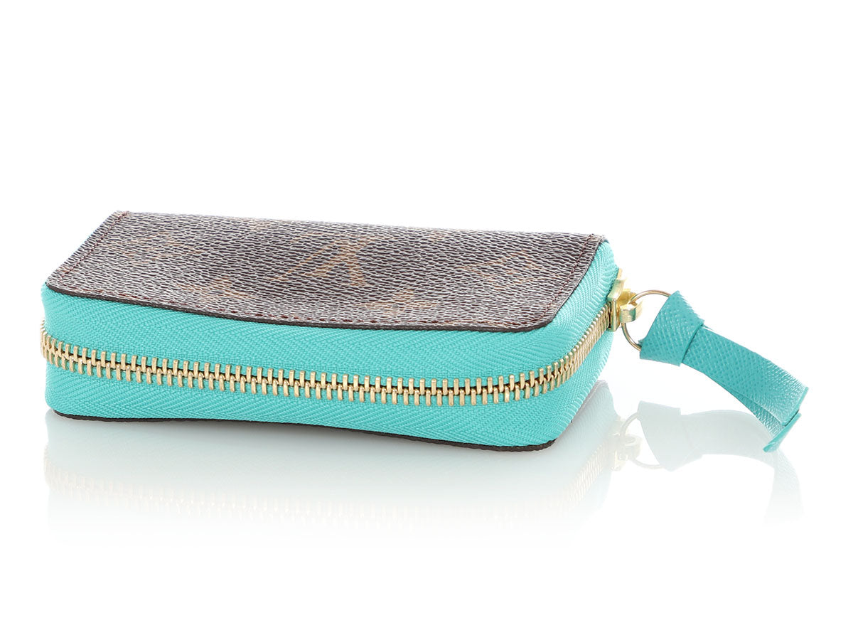 Louis Vuitton Monogram Cyan Zippy Multicartes