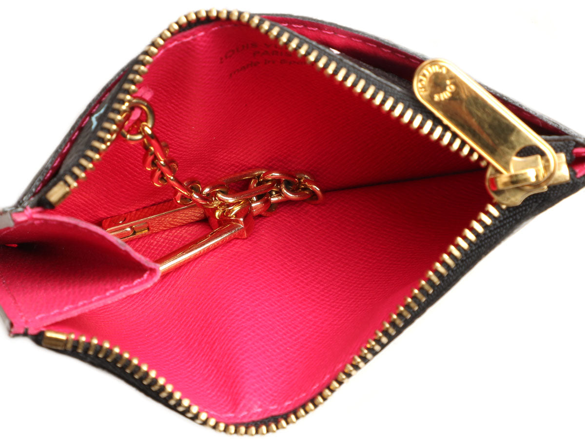 Louis Vuitton Noir Multicolore Monogram Poche ClÃ©s/Key Pouch