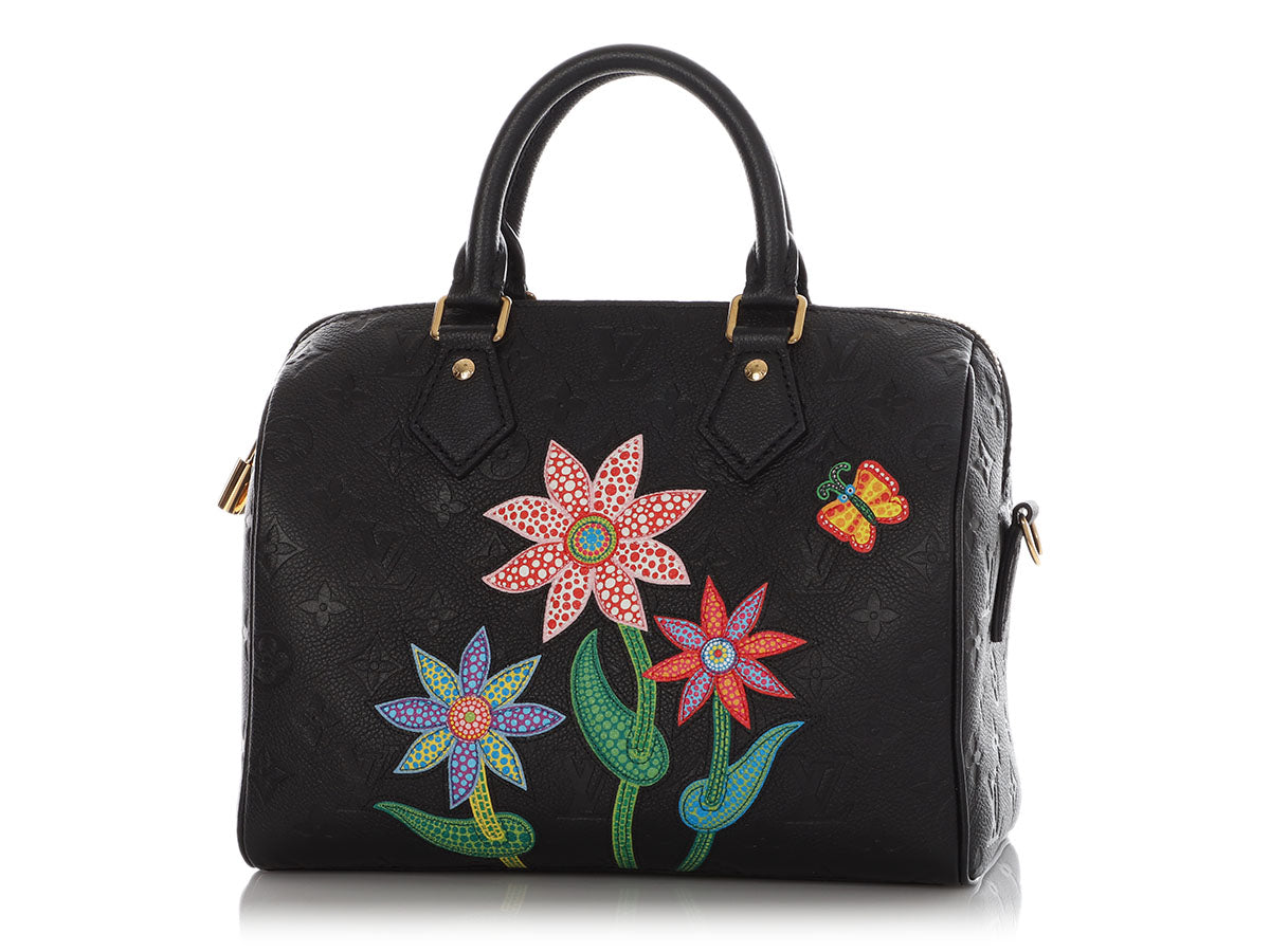 Louis Vuitton Yayoi Kusama Flowers Monogram Empreinte Speedy BandouliÃ¨re 25