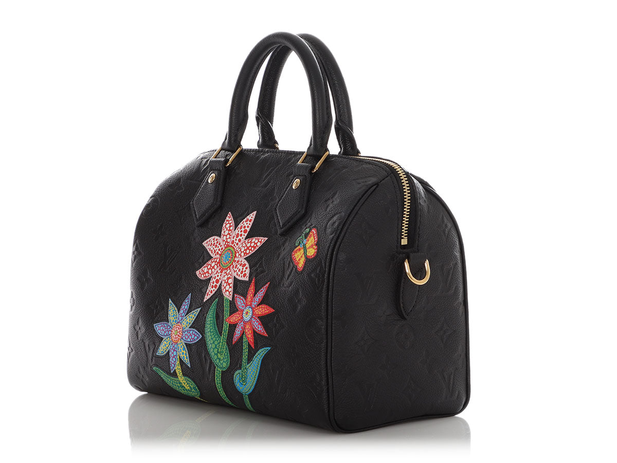 Louis Vuitton Yayoi Kusama Flowers Monogram Empreinte Speedy BandouliÃ¨re 25