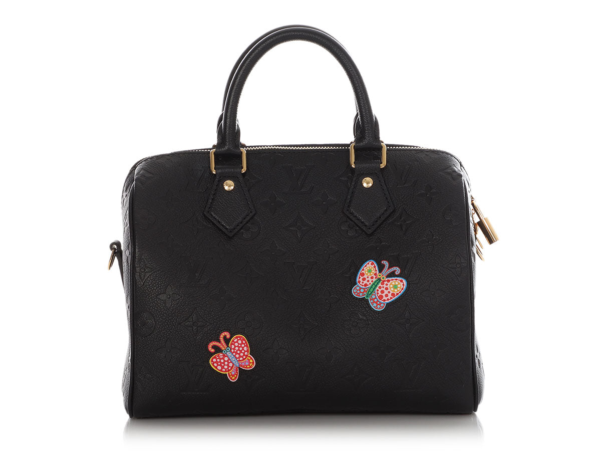 Louis Vuitton Yayoi Kusama Flowers Monogram Empreinte Speedy BandouliÃ¨re 25