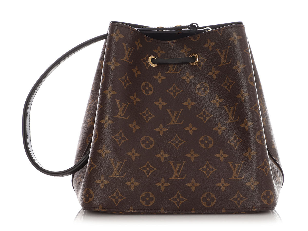Louis Vuitton Monogram and Black NÃ©oNoÃ© MM