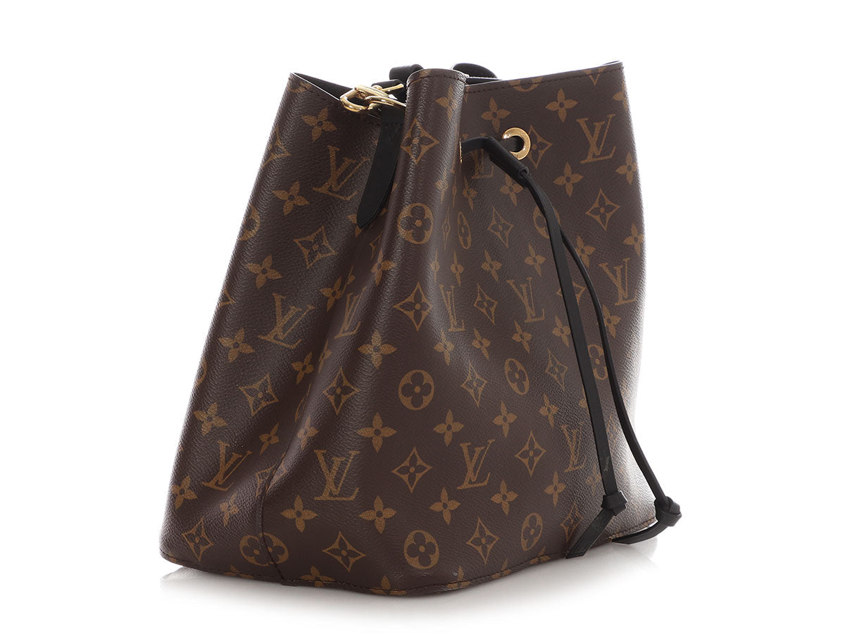 Louis Vuitton Monogram and Black NÃ©oNoÃ© MM