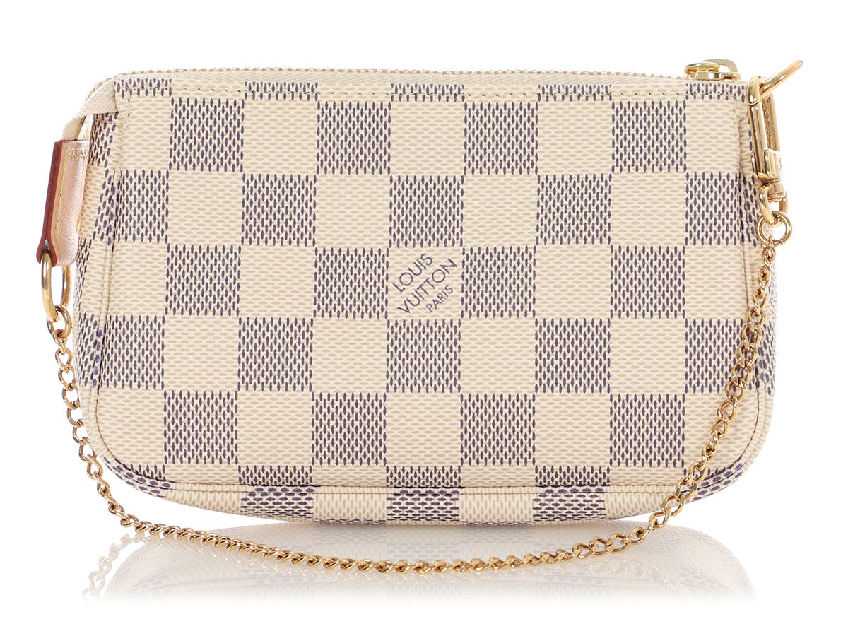 Louis Vuitton Mini Damier Azur Pochette Accessoires