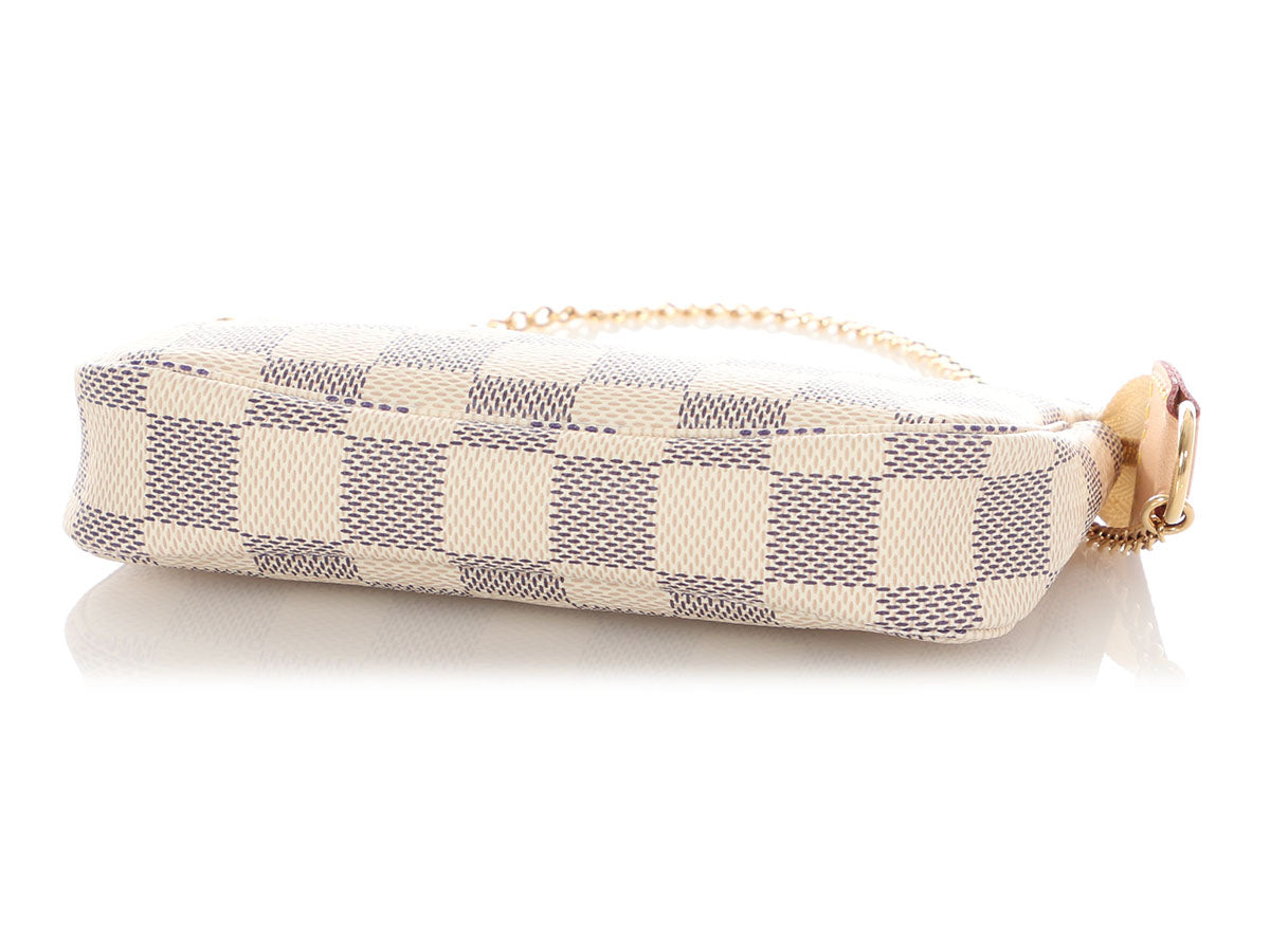 Louis Vuitton Mini Damier Azur Pochette Accessoires