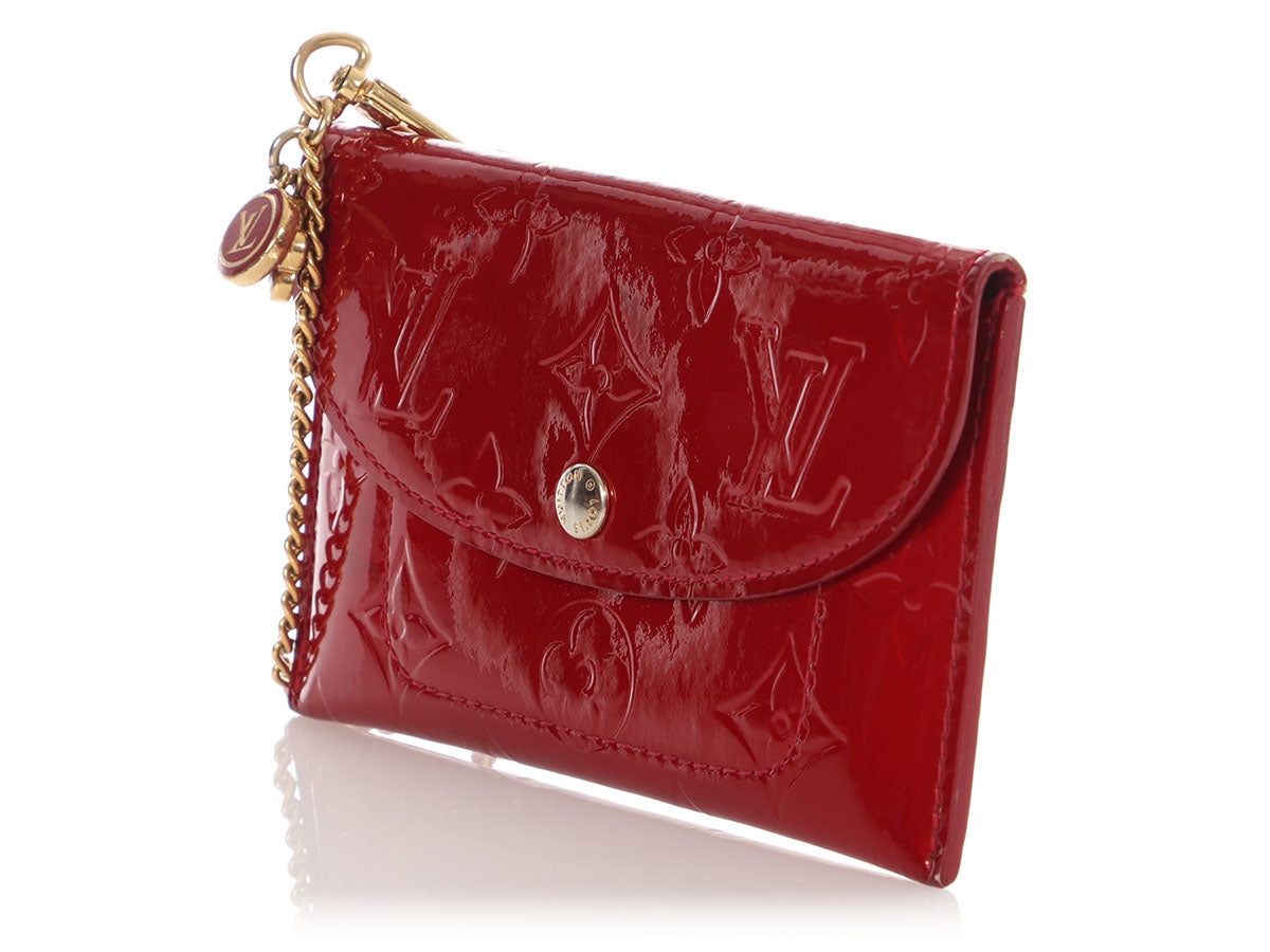 Louis Vuitton Pomme dâ€™Amour Vernis Wallet with Chain