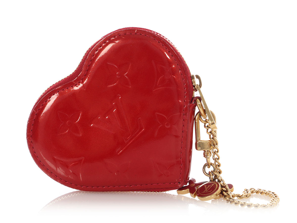 Louis Vuitton Pomme Dâ€™Amour Vernis Heart Coin Purse