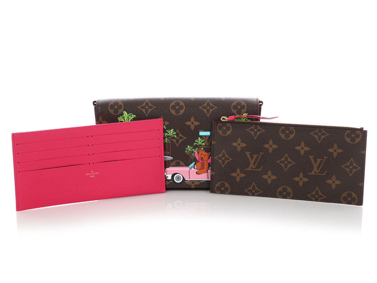 Louis Vuitton 2021 Monogram Christmas Animation Hollywood FÃ©licie Pochette