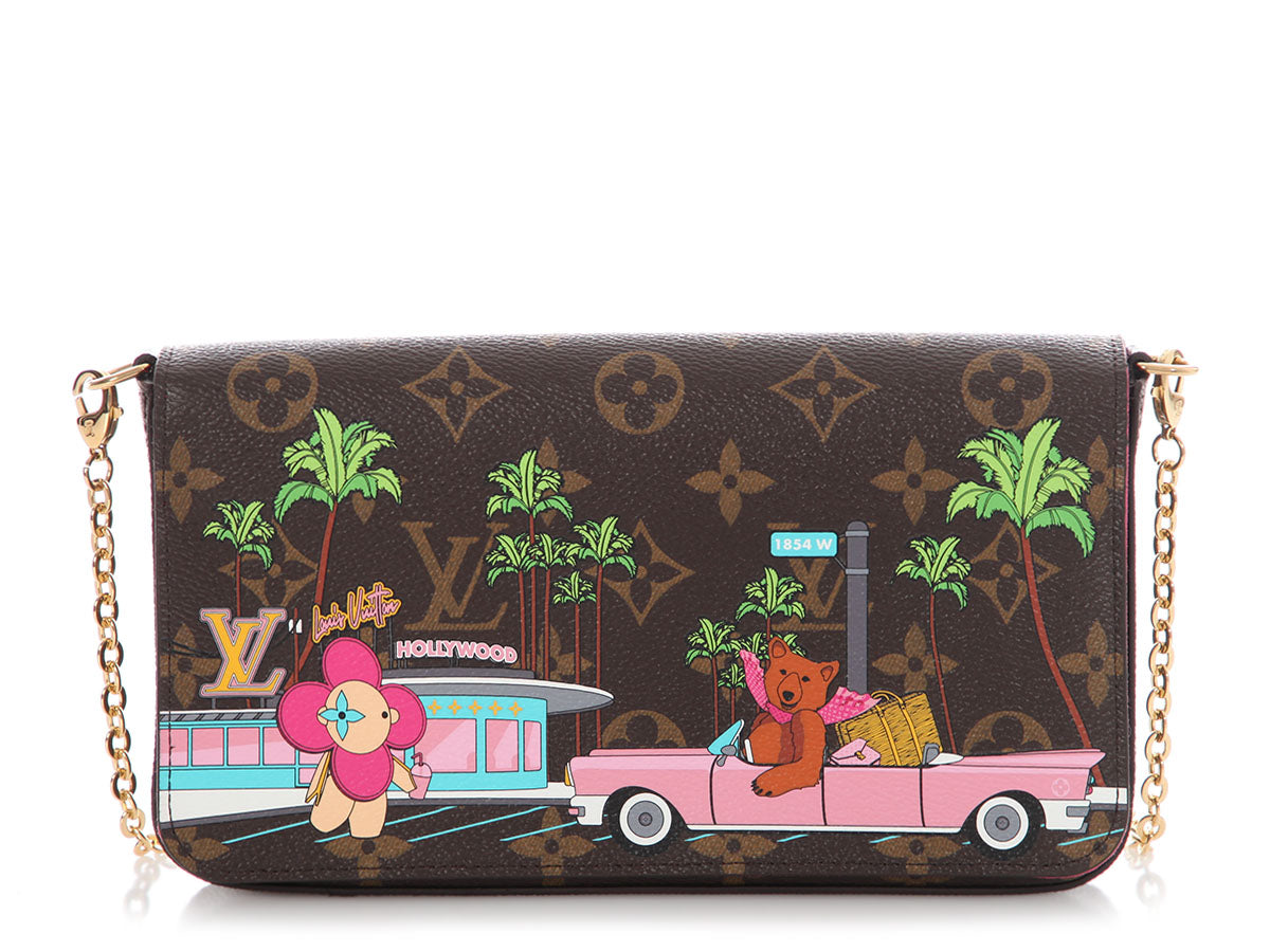 Louis Vuitton 2021 Monogram Christmas Animation Hollywood FÃ©licie Pochette