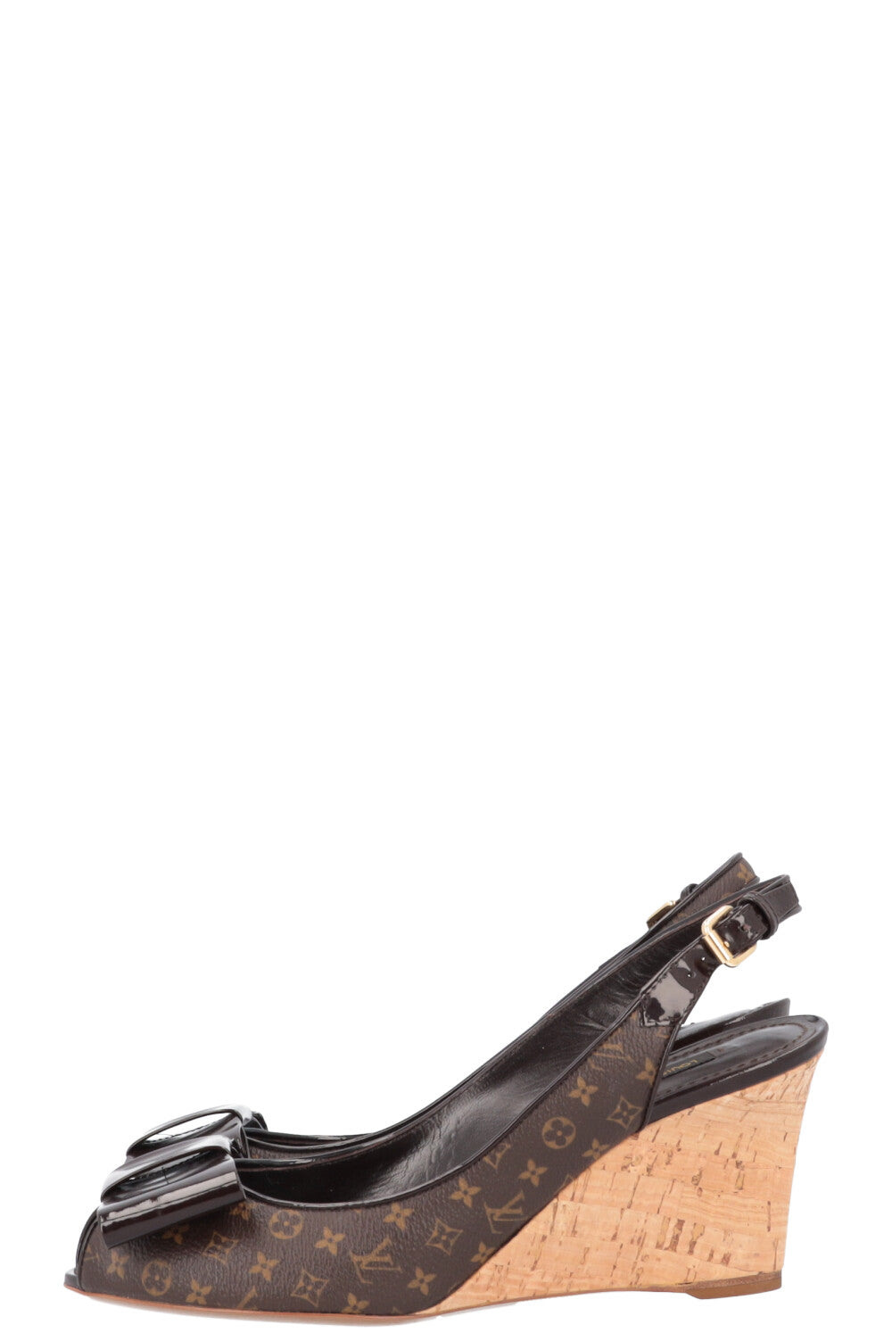 LOUIS VUITTON Wedges MNG Brown