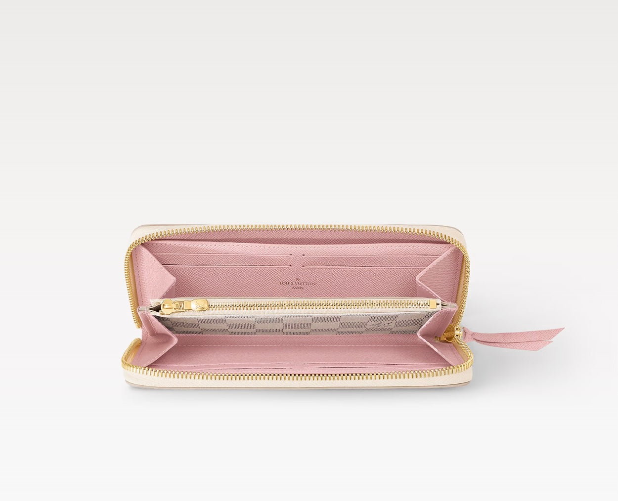 LOUIS VUITTON DAMIER AZUR CLÉMENCE WALLET – ROSE BALLERINE