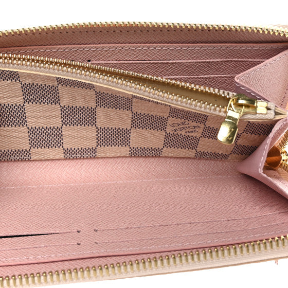 LOUIS VUITTON DAMIER AZUR CLÉMENCE WALLET – ROSE BALLERINE