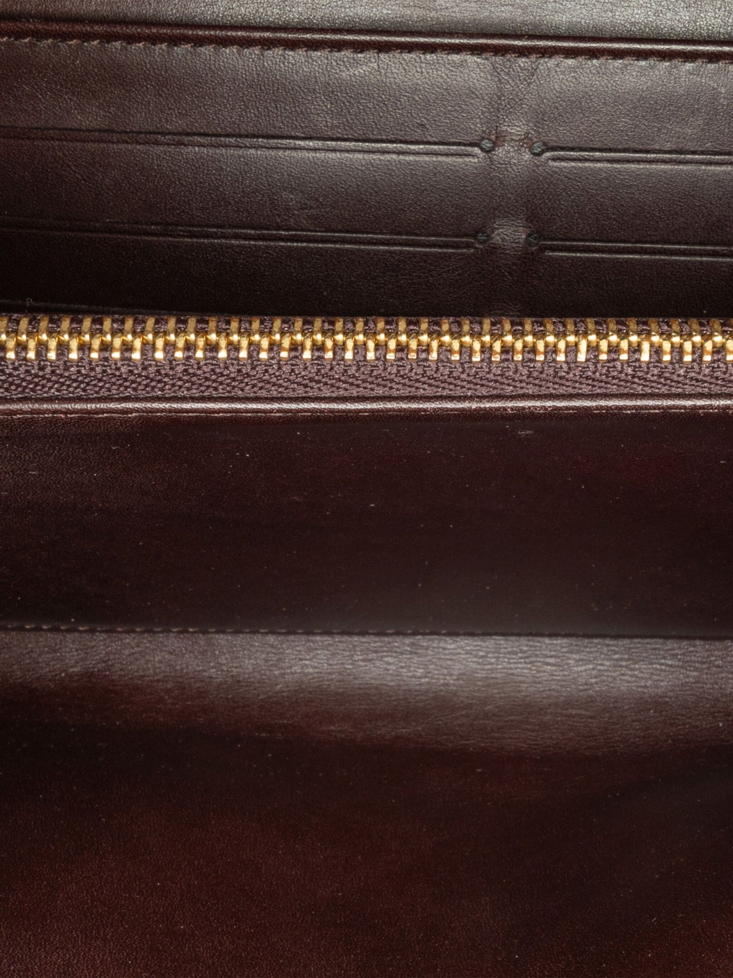 GLM-MONOGRAM VERNIS SARAH WALLET IN AMARANTE