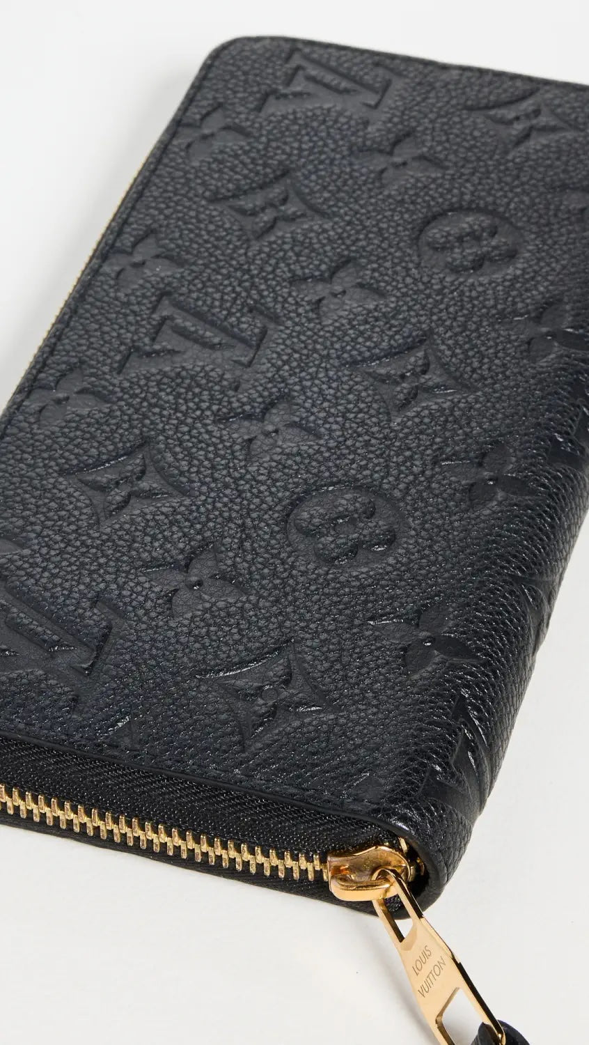 LOUIS VUITTON MONOGRAM EMPREINTE LEATHER ZIPPY WALLET
