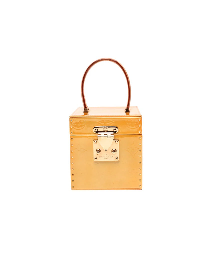 LOUIS VUITTON MONOGRAM VERNIS LEATHER BLEEKER COSMETIC HANDBAG