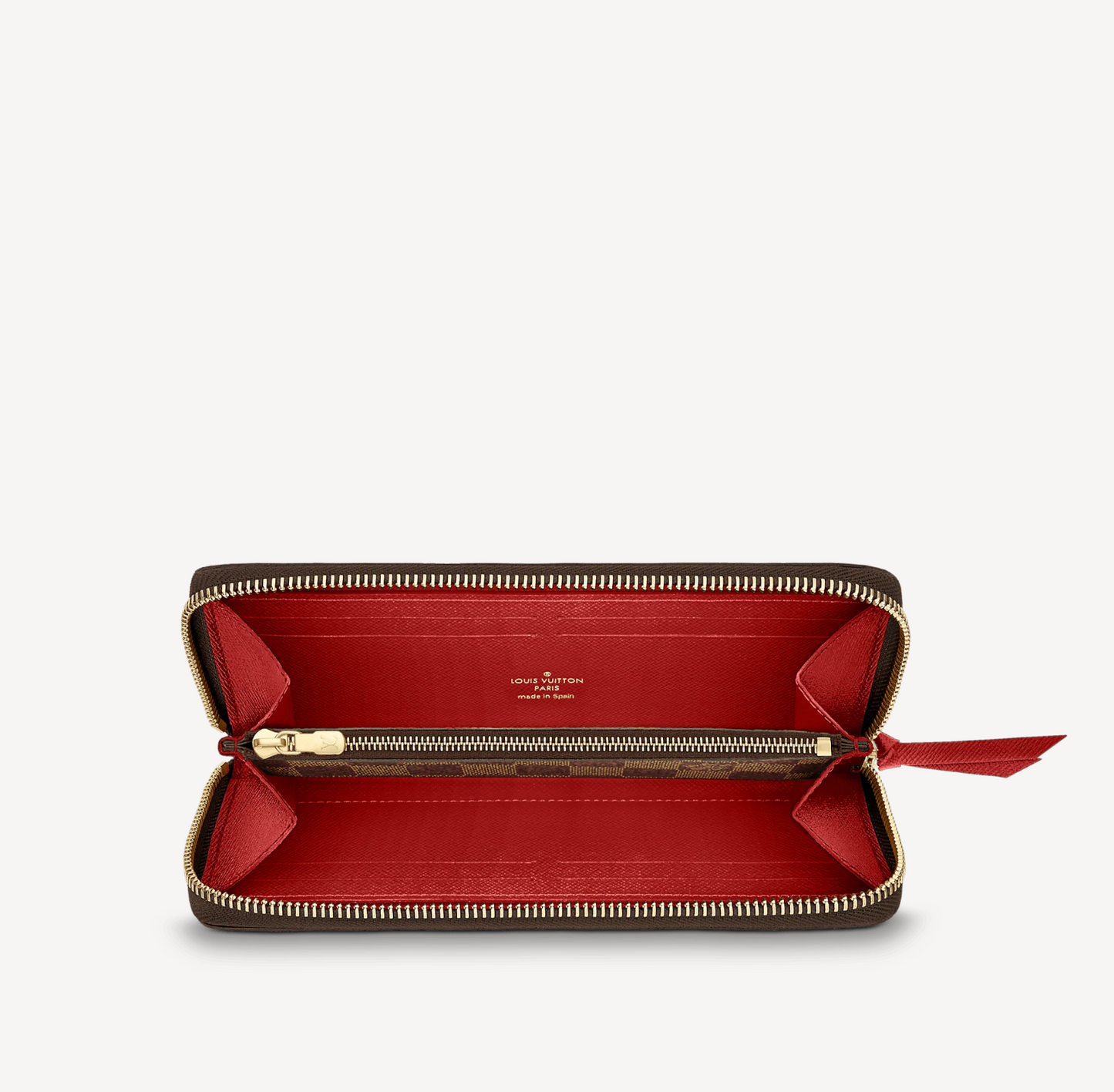 GLM-CLÃ‰MENCE WALLET DAMIER EBENY CHERRY