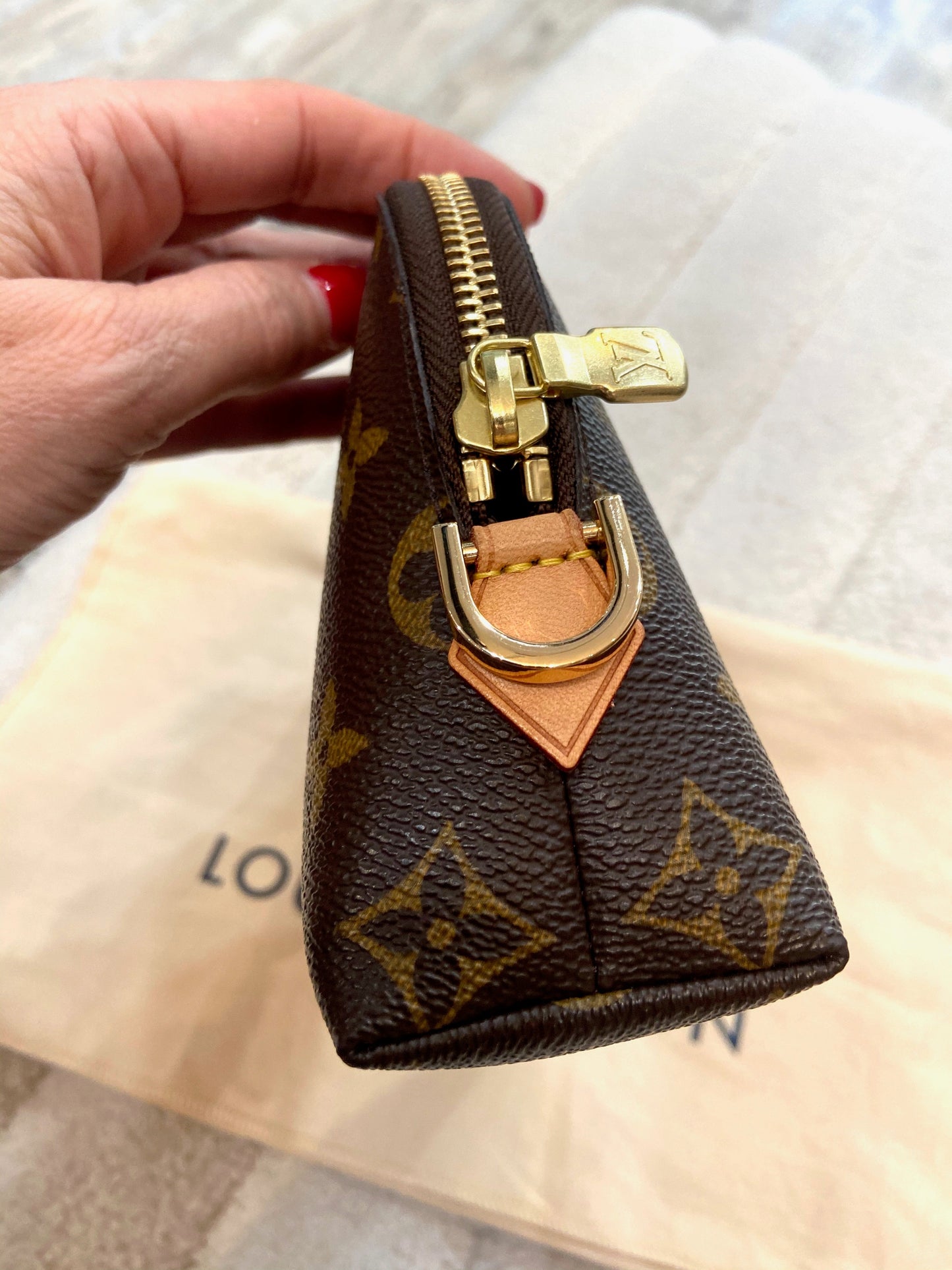 LOUIS VUITTON MONOGRAM COSMETIC POUCH GM-HS