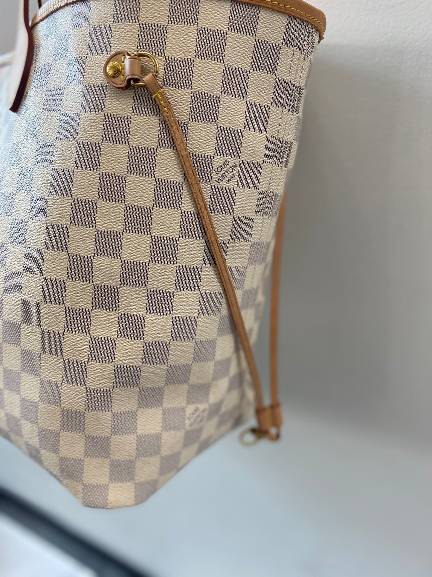 LOUIS VUITTON DAMIER AZUR NEVERFULL GM TOTE BAG