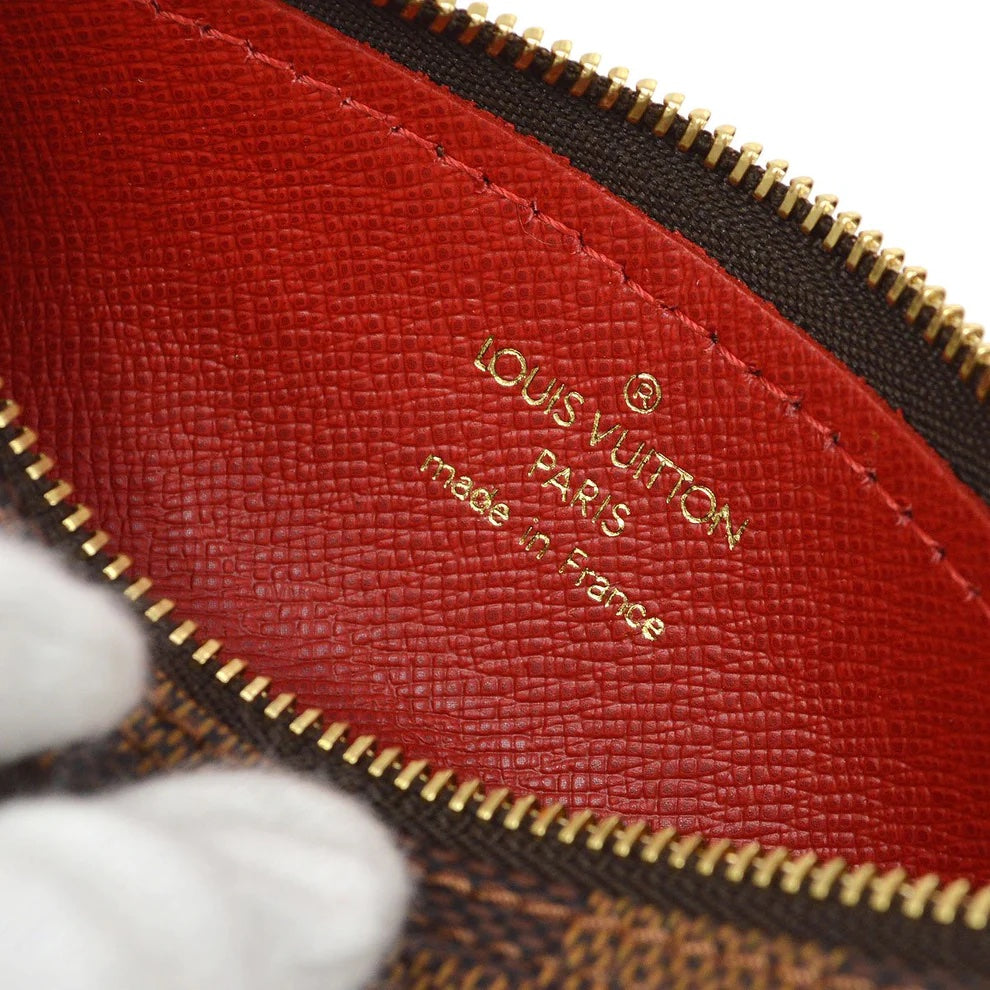 LOUIS VUITTON DAMIER EBENE MINI PAPILLON POCHETTE BAG