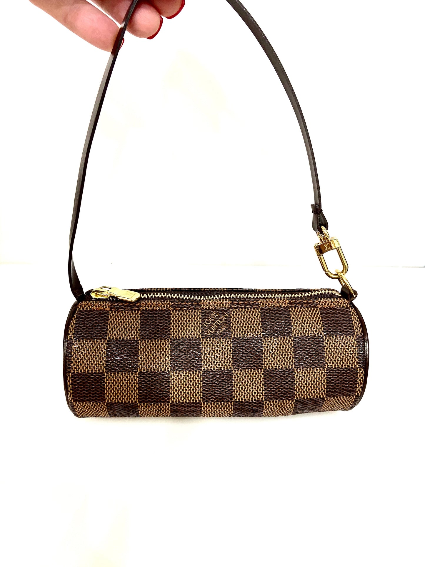 LOUIS VUITTON DAMIER EBENE MINI PAPILLON POCHETTE BAG