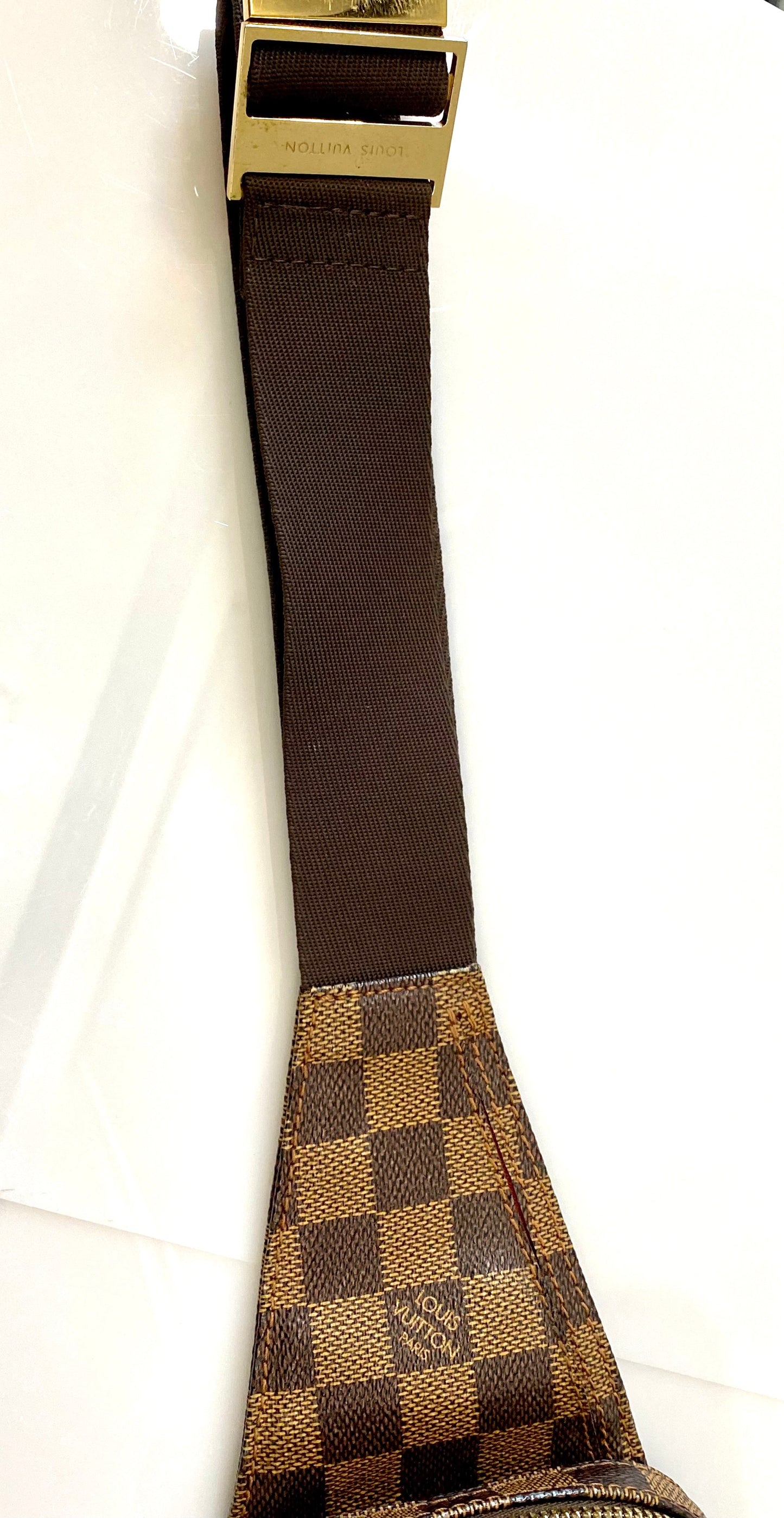 LOUIS VUITTON DAMIER EBENE GERONIMOS CROSSBODY BAG