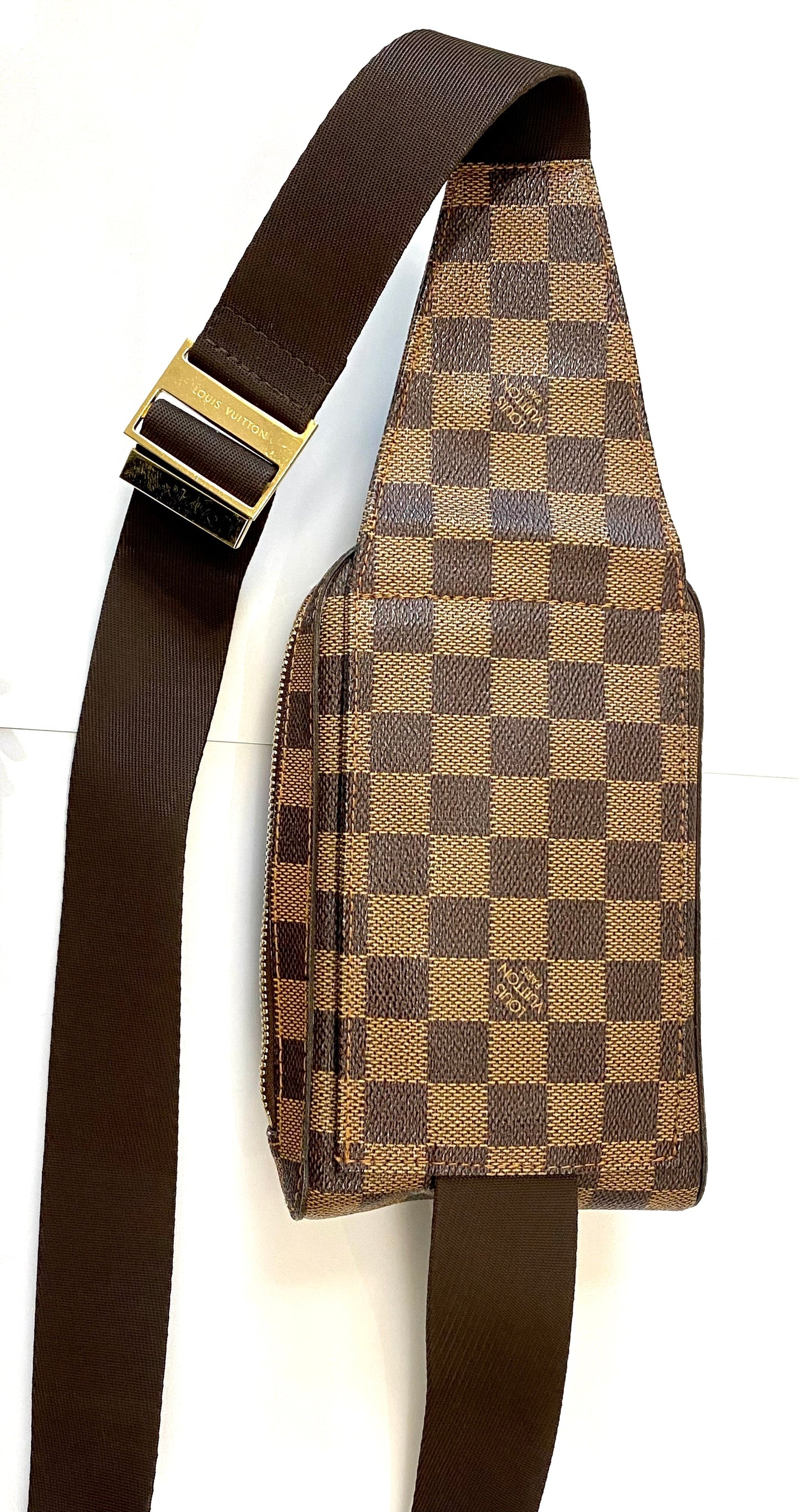 LOUIS VUITTON DAMIER EBENE GERONIMOS CROSSBODY BAG