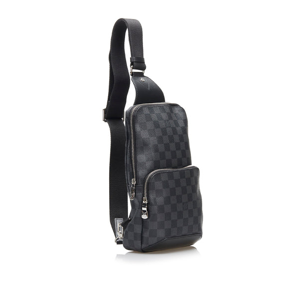 LOUIS VUITTON DAMIER GRAPHITE AVENUE SLING CROSSBODY BACKPACK
