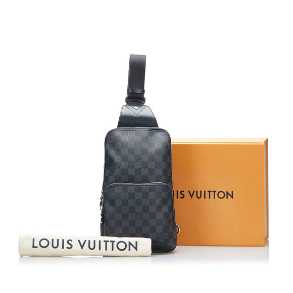 LOUIS VUITTON DAMIER GRAPHITE AVENUE SLING CROSSBODY BACKPACK