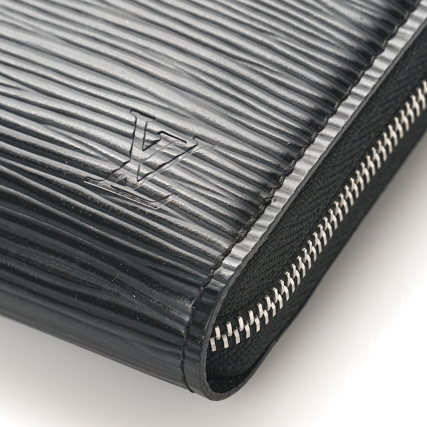 GLM-EPI LEATHER SMALL ZIPPY WALLET NOIR