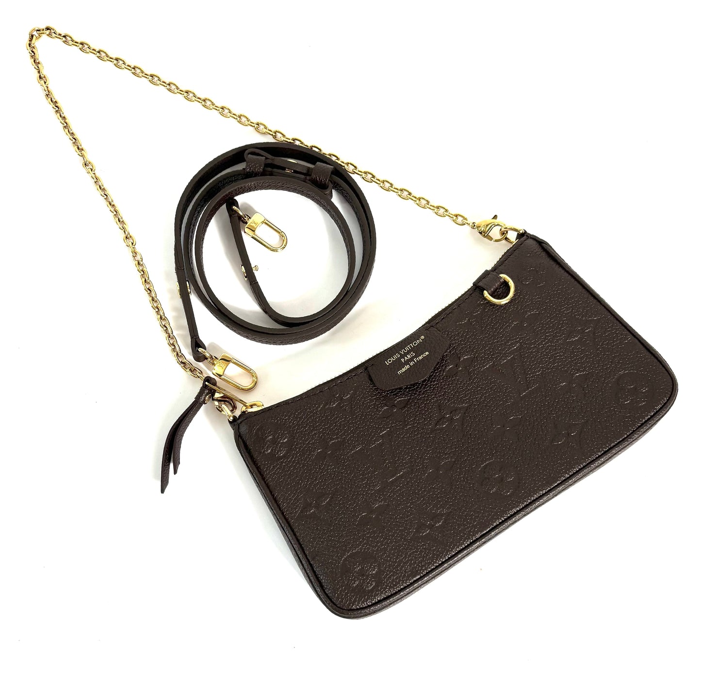 LOUIS VUITTON EMPREINTE LEATHER MONOGRAM EASY POUCH CROSSBODY