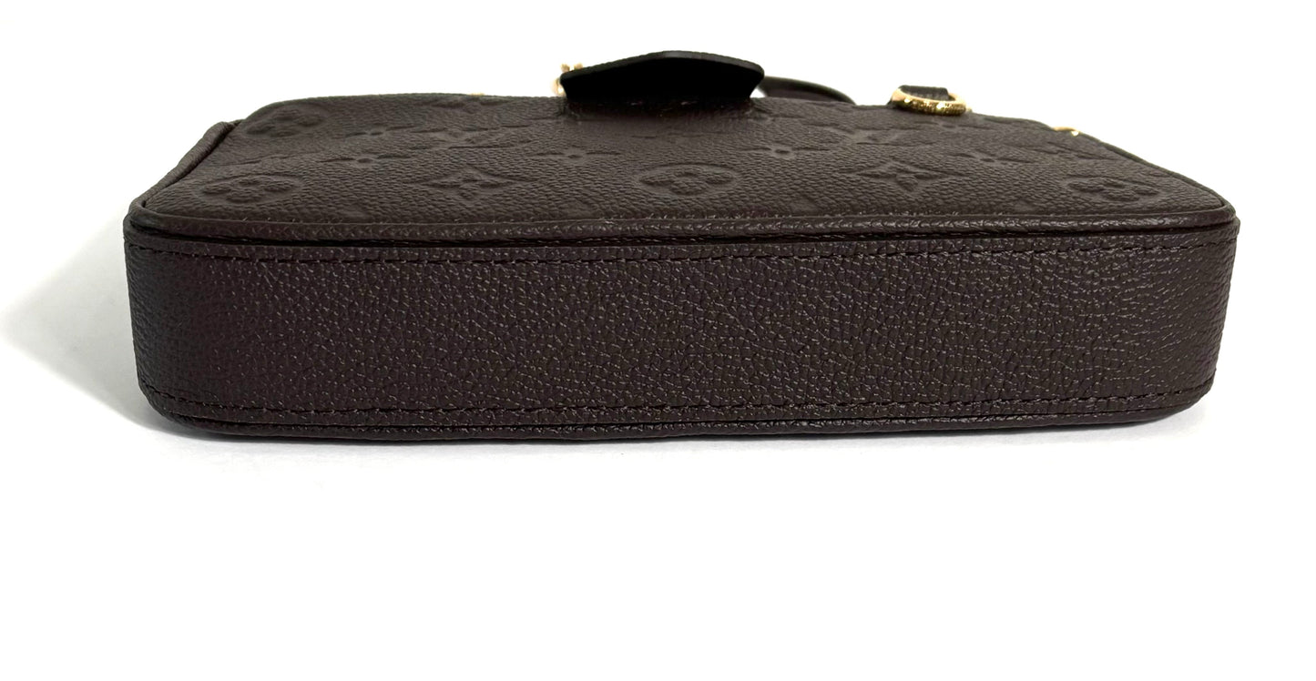 LOUIS VUITTON EMPREINTE LEATHER MONOGRAM EASY POUCH CROSSBODY