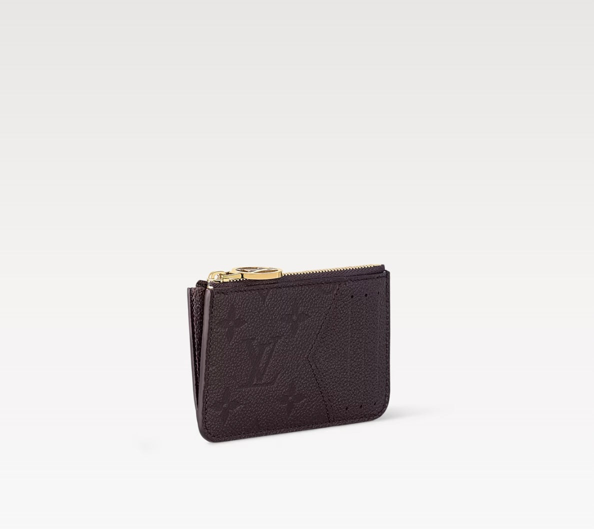 LOUIS VUITTON EMPREINTE LEATHER MONOGRAM ROMY CARD CASE