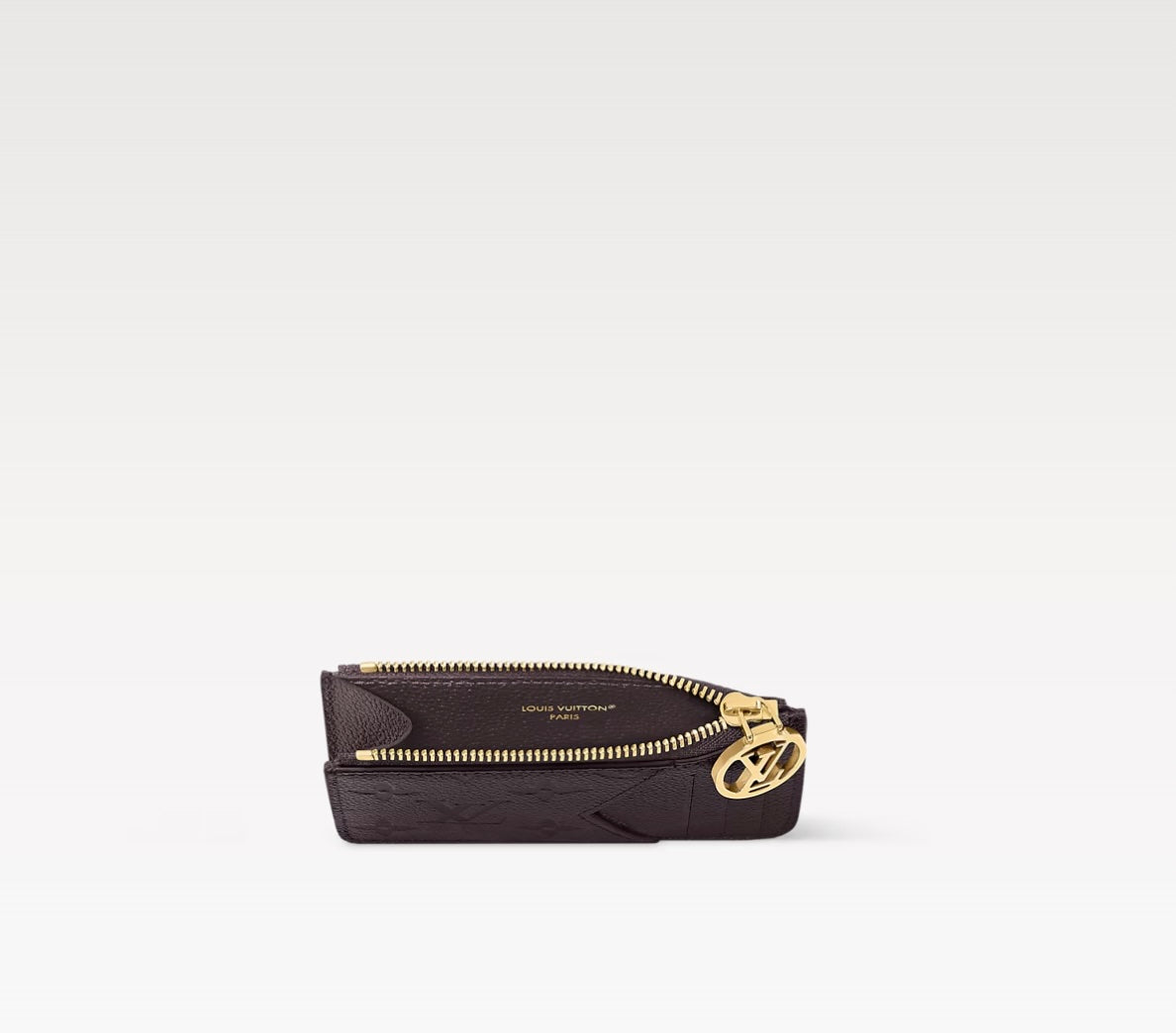 LOUIS VUITTON EMPREINTE LEATHER MONOGRAM ROMY CARD CASE