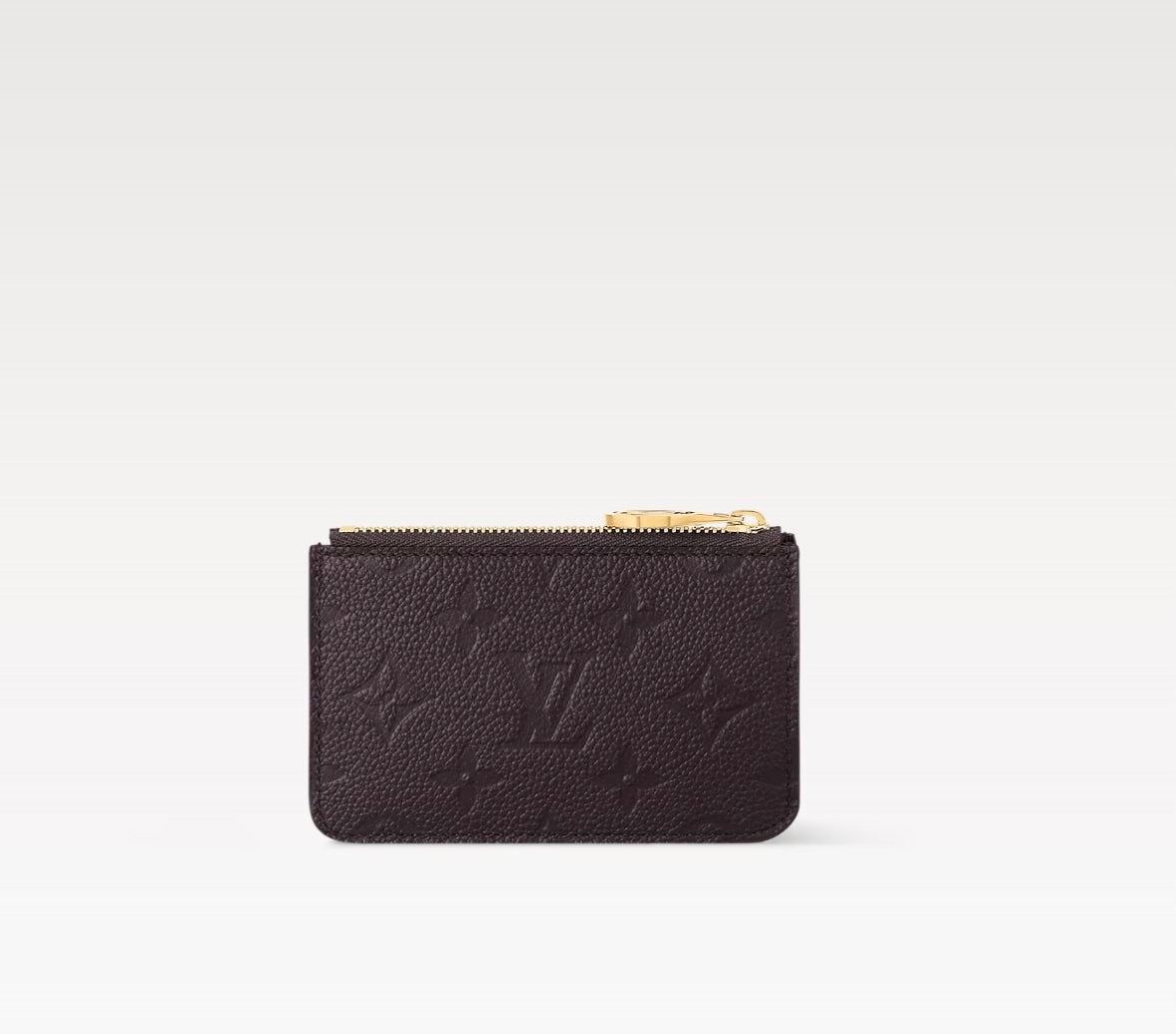 LOUIS VUITTON EMPREINTE LEATHER MONOGRAM ROMY CARD CASE
