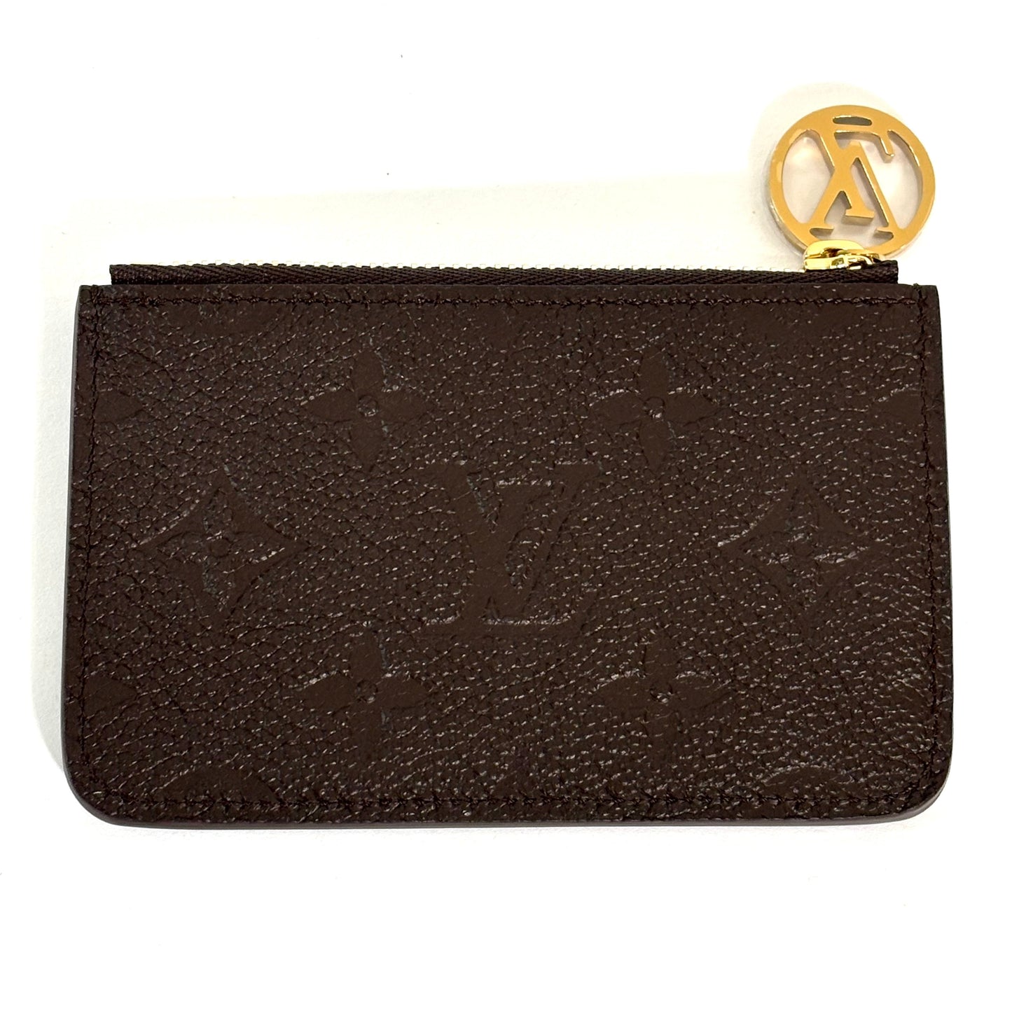 LOUIS VUITTON EMPREINTE LEATHER MONOGRAM ROMY CARD CASE