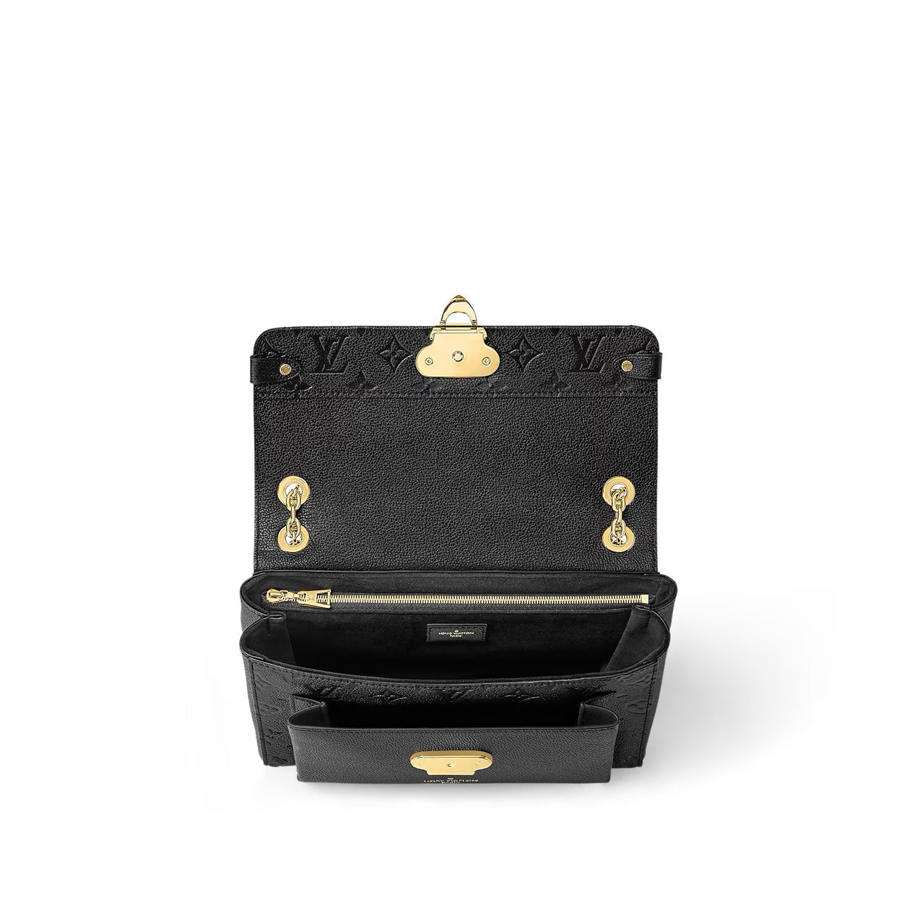 LOUIS VUITTON EMPREINTE LEATHER VAVIN MONOGRAM SHOULDER BAG