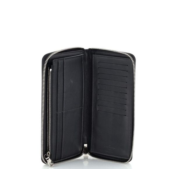 LOUIS VUITTON LIMITED EDITION DAMIER COBALT JUNGLE ZIPPY WALLET
