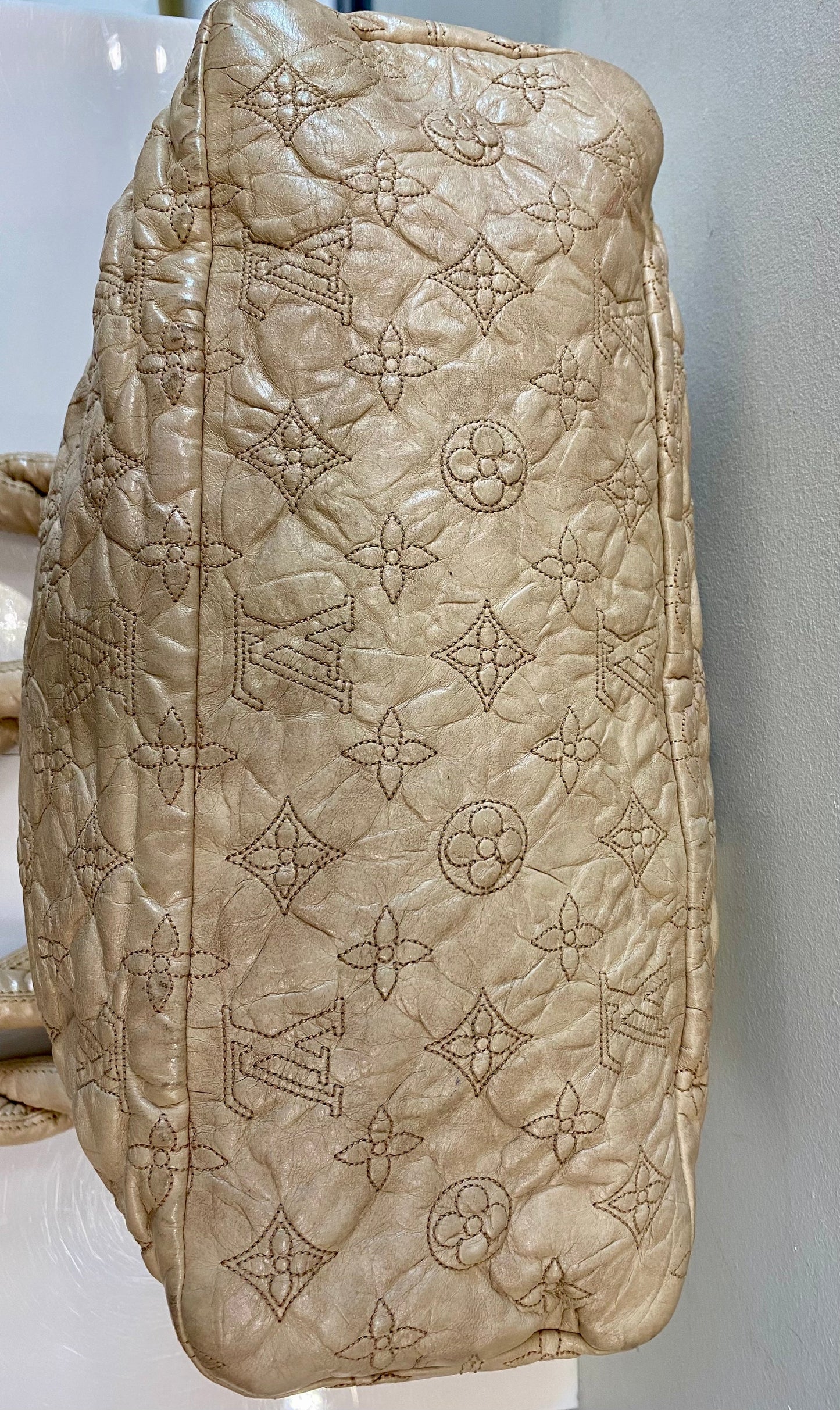 LOUIS VUITTON LIMITED EDITION OLYMPE STRAUS PM BAG