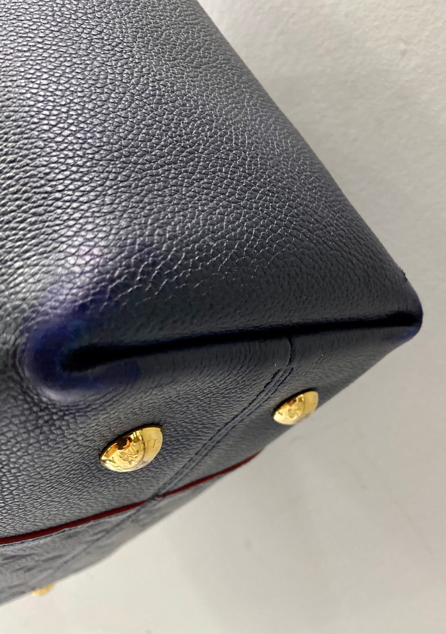 LOUIS VUITTON MONOGRAM EMPREINTE MÉLIE BAG MARINE ROUGE
